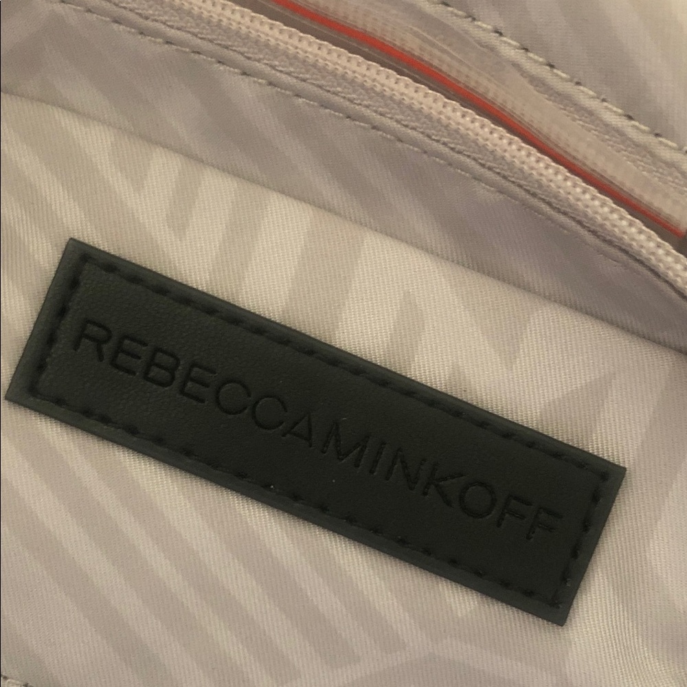 NWOT - Rebecca Minkoff Elegant Gray Satchel with Fringe - Never used - Picture 5 of 11